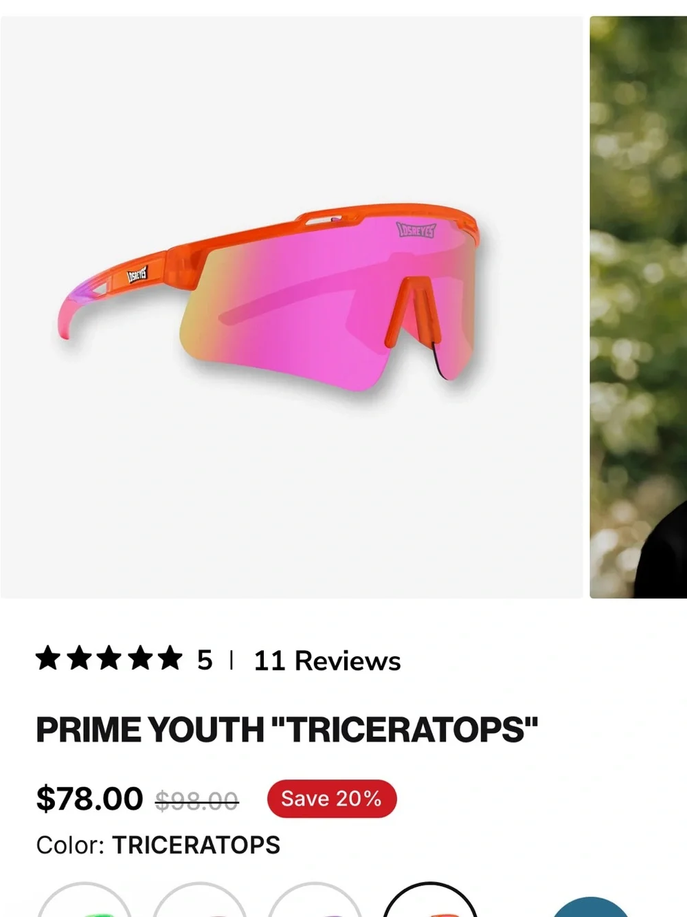 Youth Losreyes Sunglasses